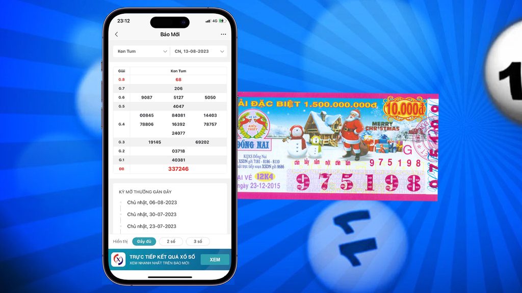 Công nghệ đang thay đổi cách xem xổ số